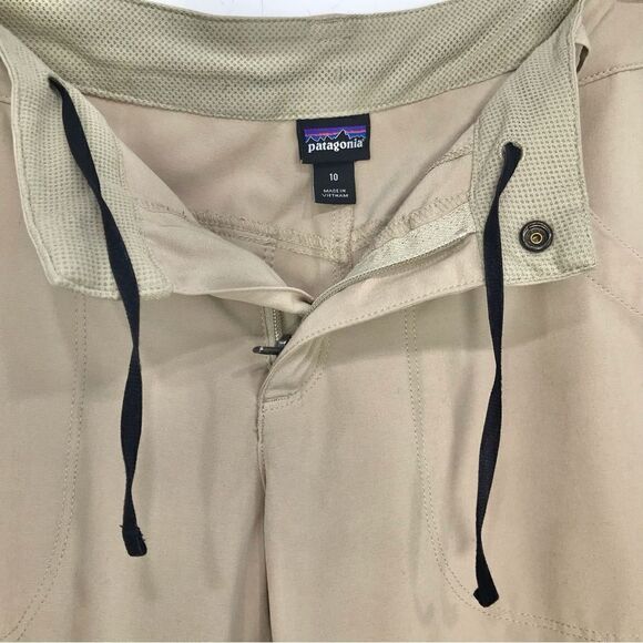 Patagonia Tan Lightweight Quick Dry Outdoor Performance Wear Travel Pants - Picture 6 of 16
